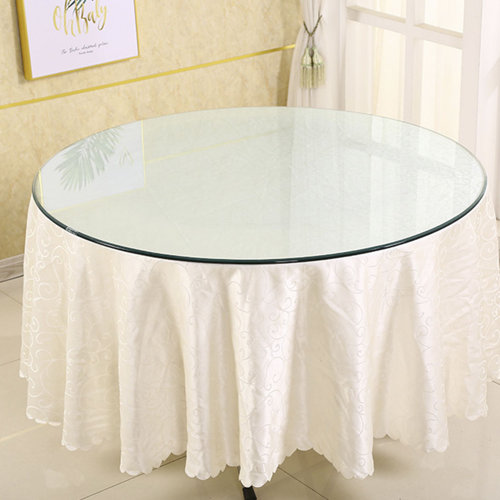 MUNGO Glass Circle Polished Edge Table Top & Reviews Wayfair